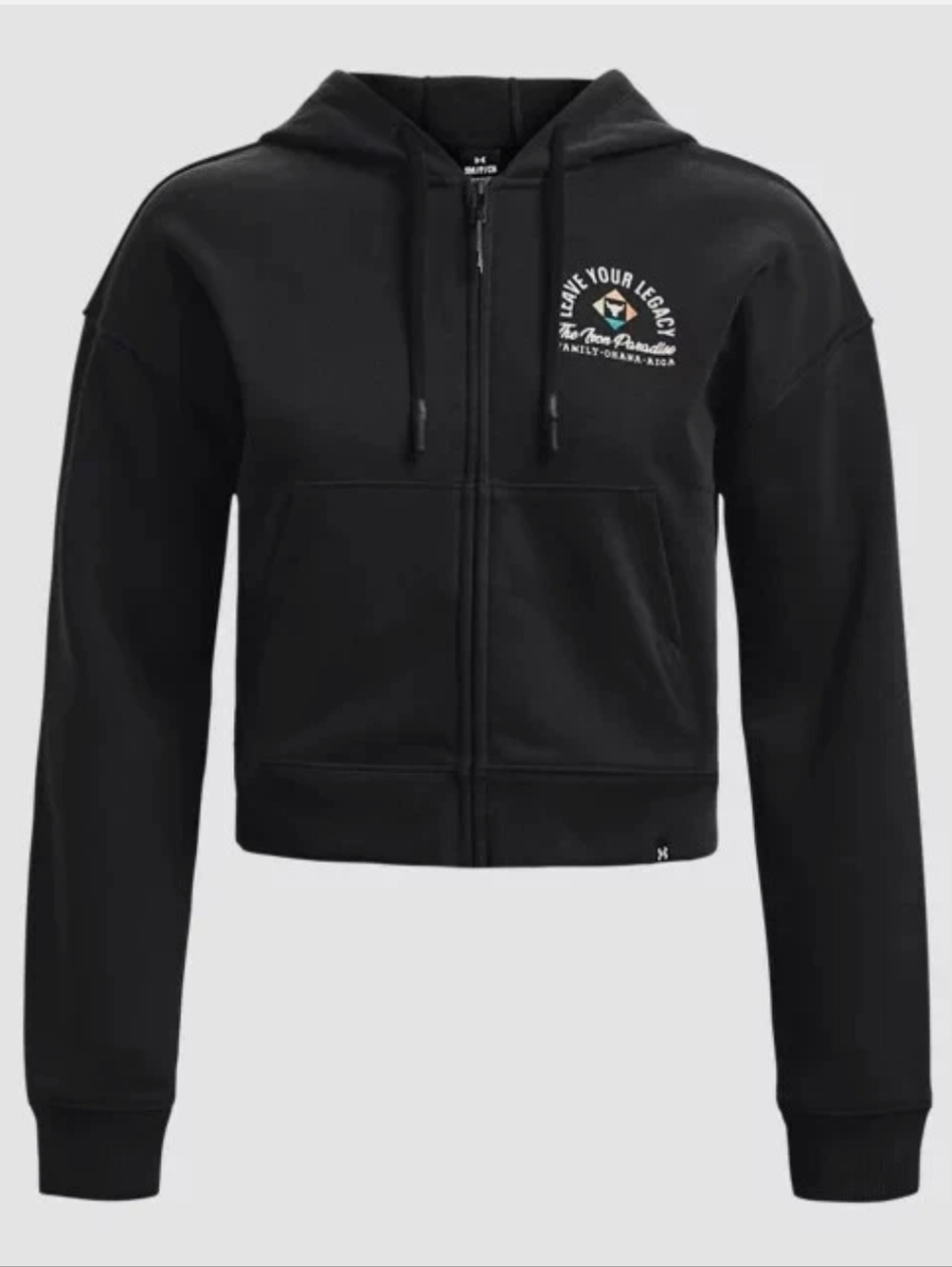 Under Armour Project Rock Family Full Zip Up Hoodie Jacket Large